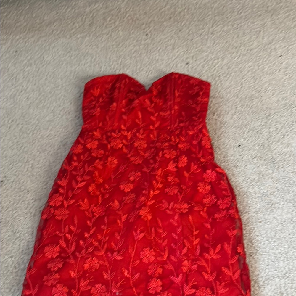 Lulus strapless homecoming dress